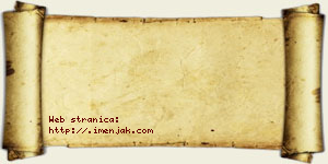 Jasmina Bošnjaković vizit kartica